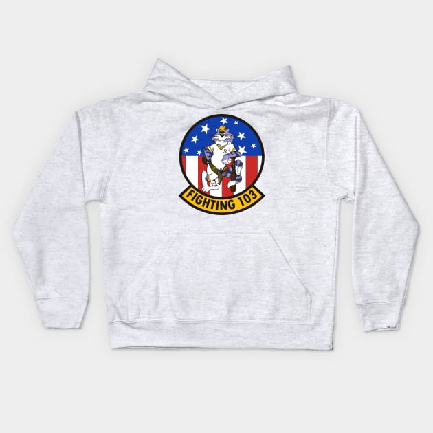 Tomcat VF-103 Sluggers Kids Hoodie by MBK